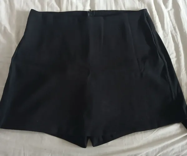 Short saia preto veste do 50 até 54
