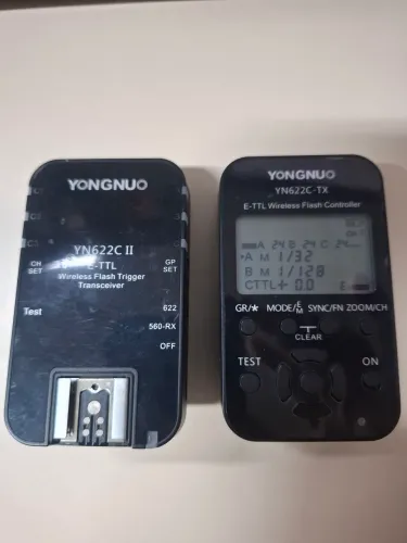Rádio flash transmissor e controlador Yongnuo YN622C II / TX (Canon)
