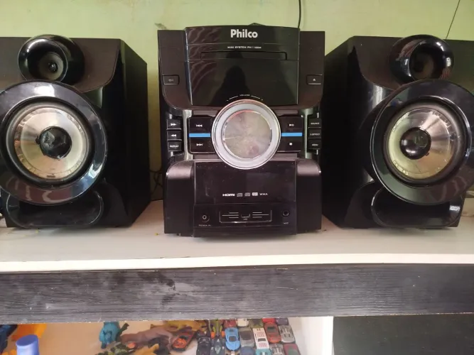 MINI SYSTEM PHILCO MUITO BOM 