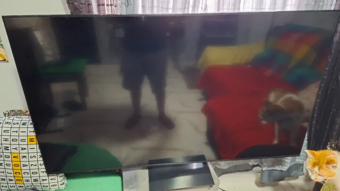 Smart TV Samsung 55 polegadas leia.