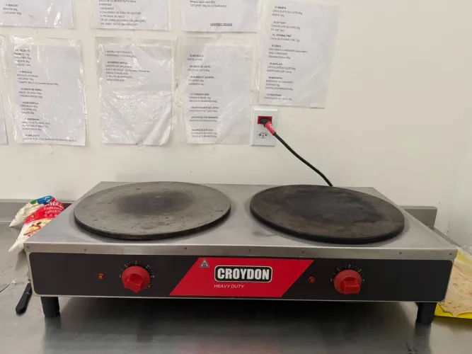 Chapa/crepeira profissional Croydon Heavy Duty