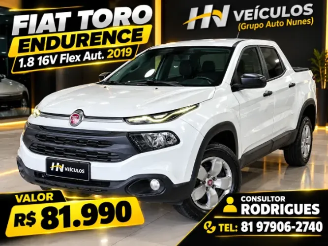 Fiat Toro Endurence 1.8 16V Flex Aut. 2019