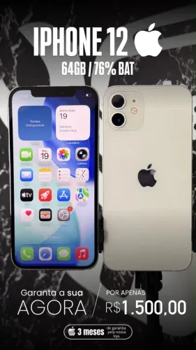 iPhone 12 64GB / 76% BAT