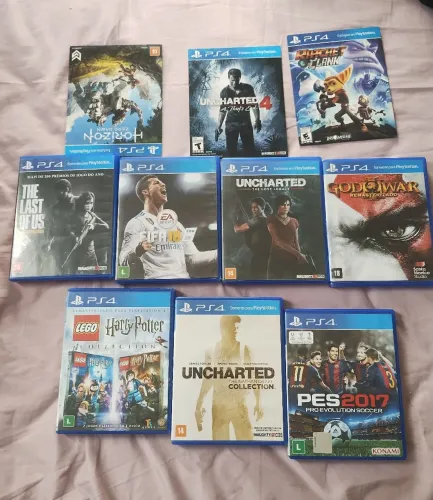 10 Jogos para PS4.