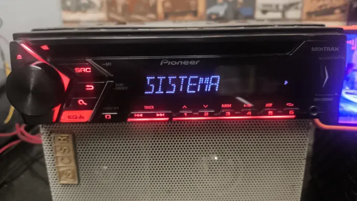 Rádio teipe Pioneer com bluetooth