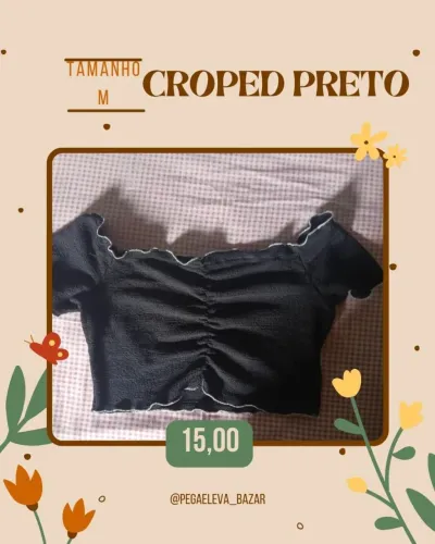 Croped preto