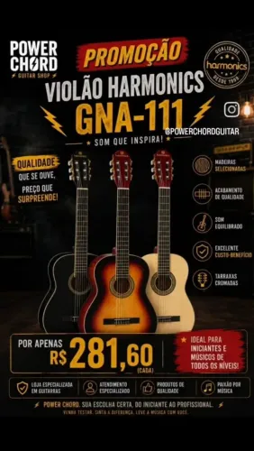 Violão HARMONICS GNA-111 - NOVO