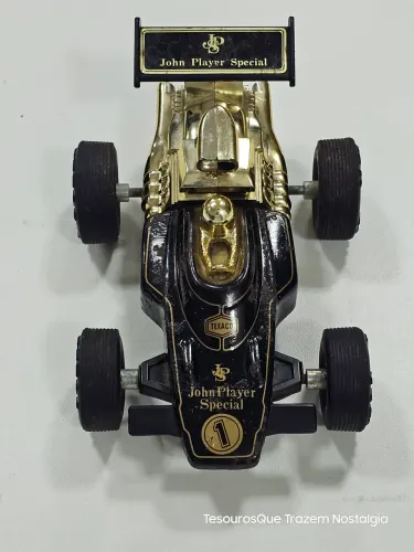 Raro Carrinho Miniatura John Player Special da Ayrton Senna Lotus Brinquedos Rei