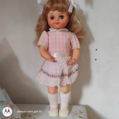 Boneca Antiga Mãezinha da Estrela