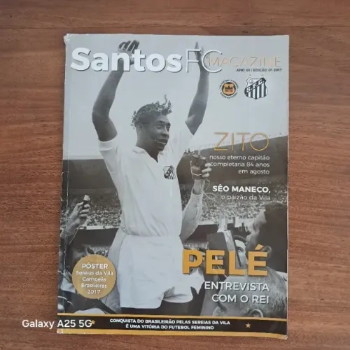 Revista Santos FC Ano 2017 com poster