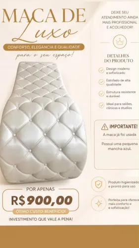 Vende-se maca luxo