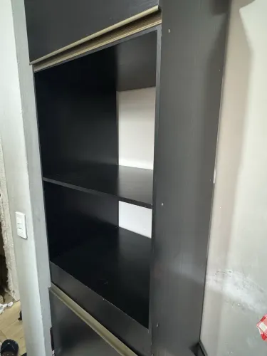 Torre quente Paneleiro de cozinha preta