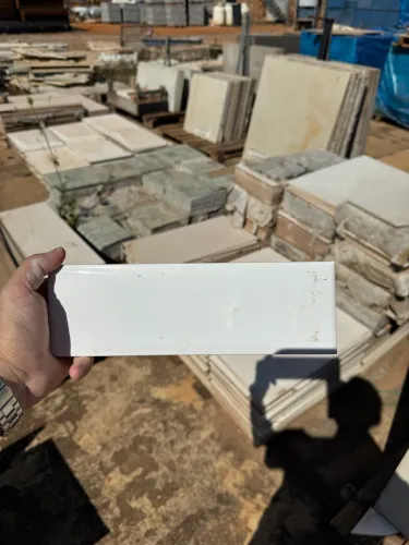 Porcelanato Decortiles 8x25cm Branco 