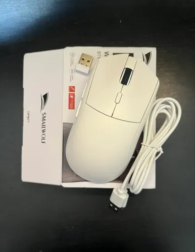 Mouse gamer sem fio smailwolf rs7