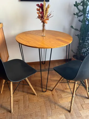 Mesa redonda de jantar