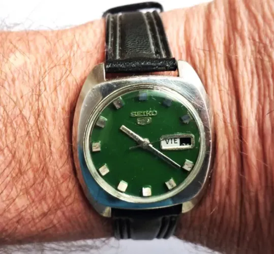 A78= COM DEFEITO ANTIGO RELOGIO SEIKO 6119 VER DETALHES EM DESCRIÇAO