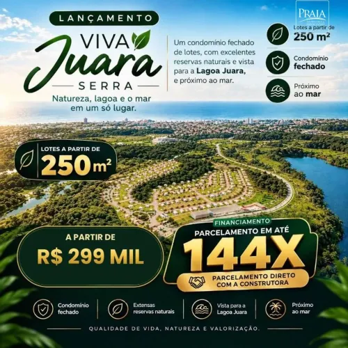 CONDOMÍNO DE LOTES NA SERRA- VIVA JUARA
