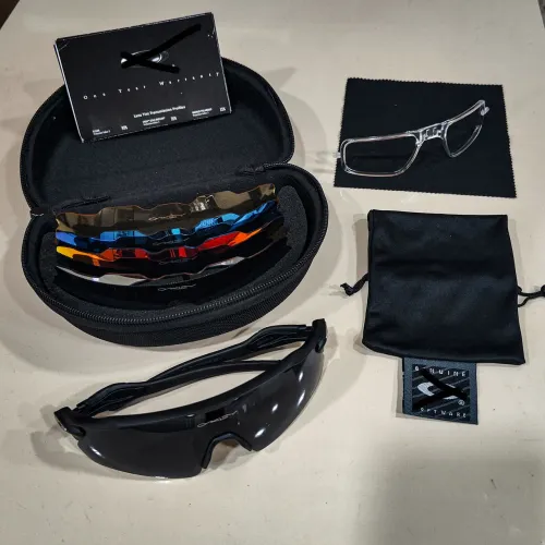 Óculos kit radar EV, 5 cores de lente, imagens reais, óculos parz ciclismo e corrida