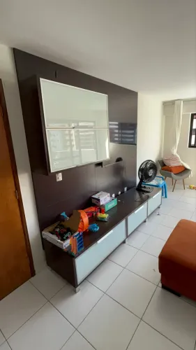 SALDÃO TOTAL! Painel + Rack + Móvel suspenso. Excelente estado de conservação