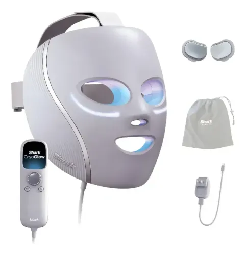 Shark Cryoglow Máscara Facial Led E Tratamento Frio Olheiras