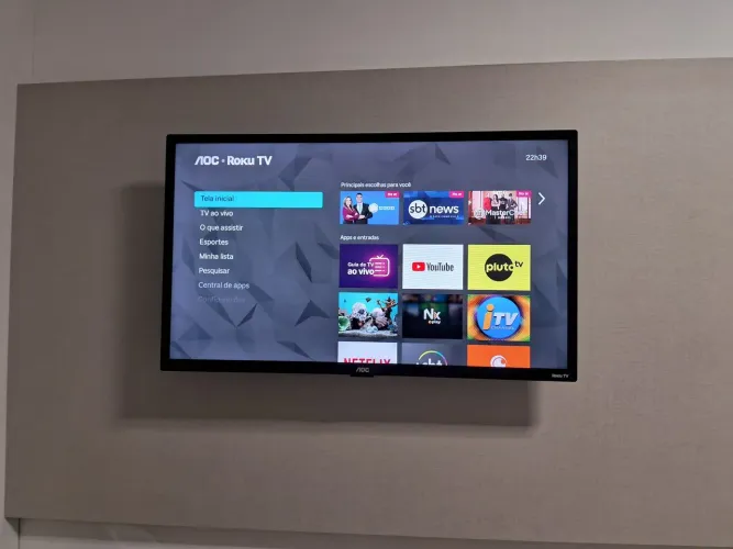Smartv LED AOC 32 polegadas - Funcionando Perfeitamente