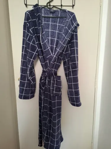 PARA VERA Roupão unisex quentinho microfibra tam G
