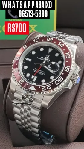 Relógio ROLEX AUTOMÁTICO  - MODELO GMT MASTER II LANÇAMENTO 