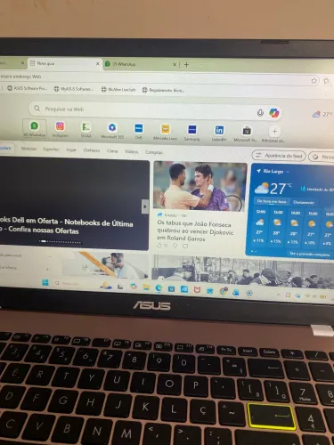 Notebook asus via Book GO 15