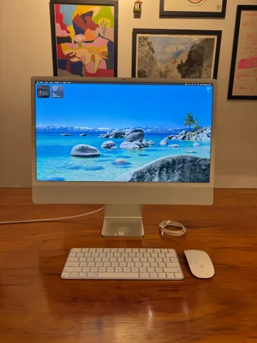 iMac 2021 / Prata