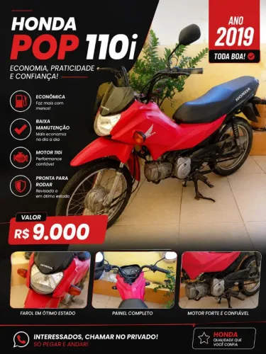 Vendo moto pop 110
