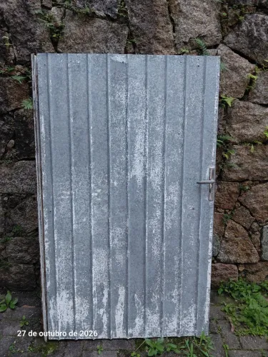 Portao em aço galvanizado