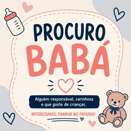 Procuro babá 