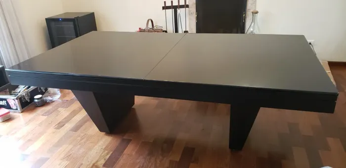Mesa 2 em 1: mesa de jantar com mesa de sinuca - Alto Padrão