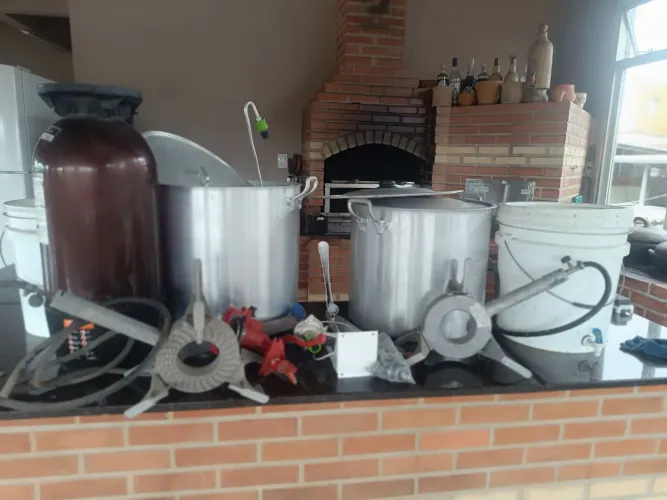 Kit cervejeiro 50L + fogões