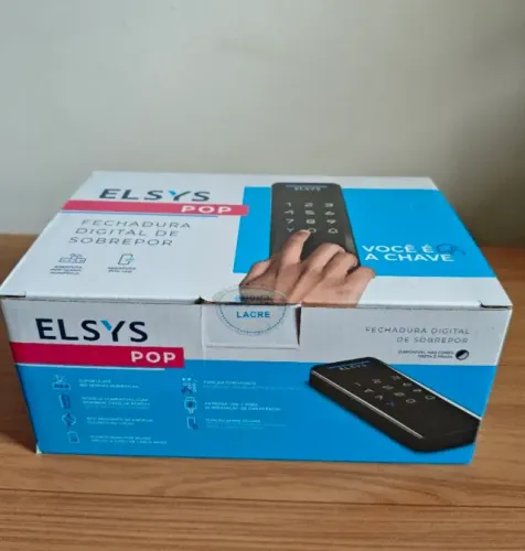 Fechadura Digital de Sobrepor Elsys - Abertura por senha ou tag