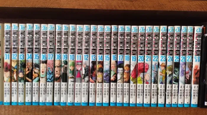 (Japonês) Coleção Mangá One Punch Man - 1 ao 27 + Enciclopédia de Heróis.