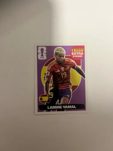 Figurinha Lamine Yamal Legends Roxa Panini