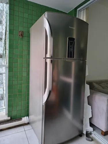 Geladeira Panasonic 435 litros inox