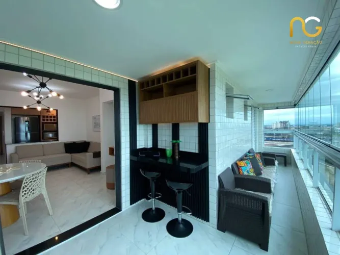 Apartamento com 2 dormitórios à venda, 79 m² por R$ 820.000,00 - Mirim - Praia Grande/SP