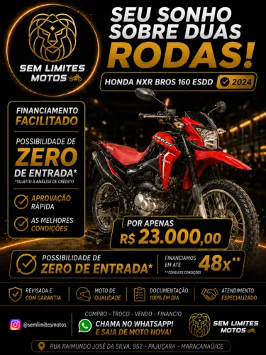 SEM LIMITES MOTOS - SUA PRÓXIMA MOTO ESTÁ AQUI!