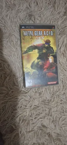 Metal gear Acid de PSP com óculos 3D original do jogo