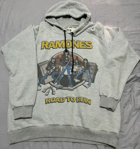 Moletom Bomber Ramones -Road to Ruin capuz