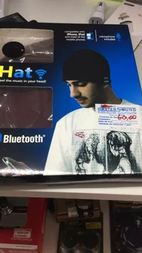 Toca com bluetooth e microfone stéreo