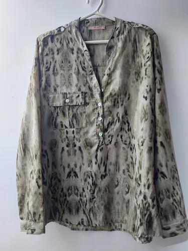 Camisa animal print 42