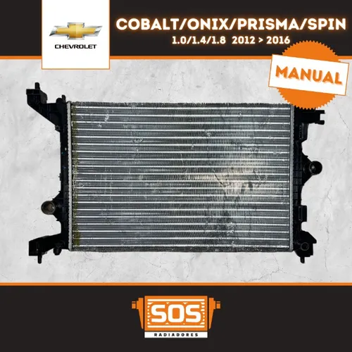 Radiador Chevrolet Cobalt/Prisma/Onix/Spin (Expandido) 2012/2016