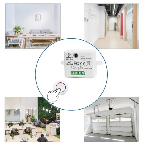 Botoeira sem fio Rf433 Transmissor e Receptor Arduino Automação COD-AM546