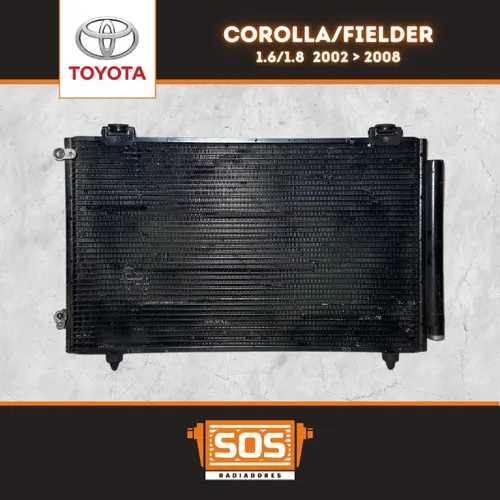 Condensador Toyota Corolla/Fielder 2002/2008
