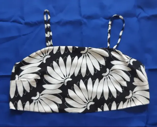 blusa double estampada copacabana farm - g