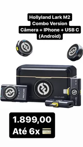 Microfone Hollyland Lark M2
