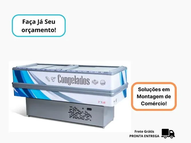 Ilha 2M Branca Polar Nova 110/220V